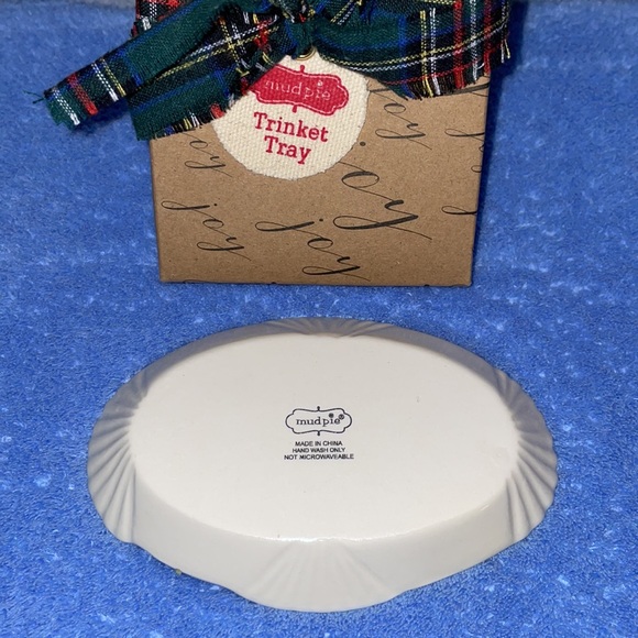 NWOT Mud Pie Trinket Tray.  Joy to the world. - Picture 3 of 5